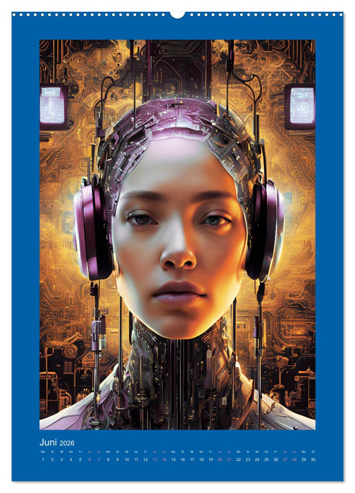 Gesichter der Zukunft (CALVENDO Premium Wandkalender 2026)