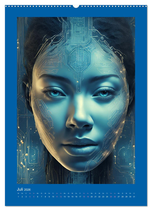 Gesichter der Zukunft (CALVENDO Premium Wandkalender 2026)