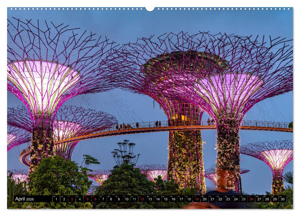 Asien - Singapur (CALVENDO Wandkalender 2026)
