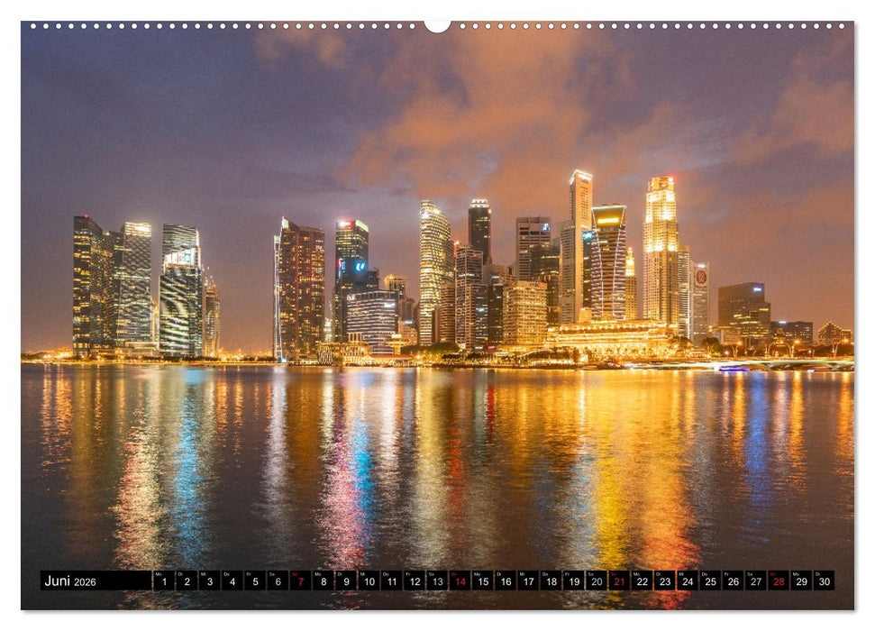 Asien - Singapur (CALVENDO Wandkalender 2026)