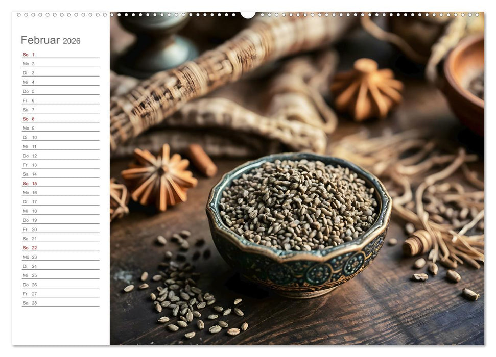 Superfood Vitality - Die Kraft der Superfoods in KI-Bildern (CALVENDO Premium Wandkalender 2026)