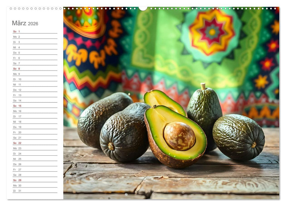 Superfood Vitality - Die Kraft der Superfoods in KI-Bildern (CALVENDO Premium Wandkalender 2026)