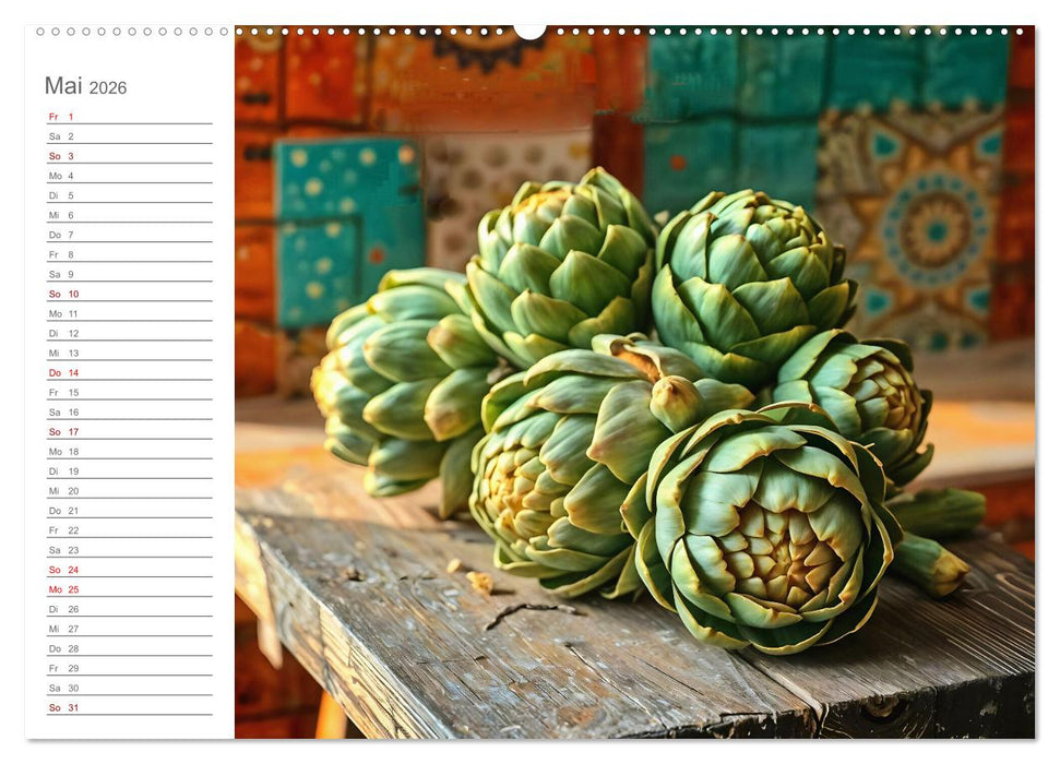 Superfood Vitality - Die Kraft der Superfoods in KI-Bildern (CALVENDO Premium Wandkalender 2026)