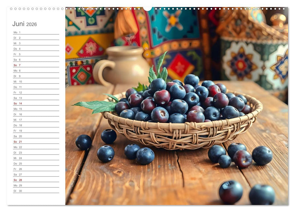 Superfood Vitality - Die Kraft der Superfoods in KI-Bildern (CALVENDO Premium Wandkalender 2026)