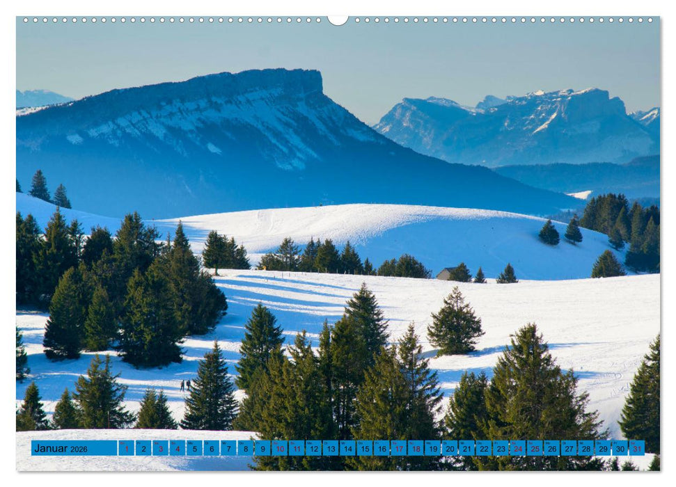Frankreichs Alpenregionen (CALVENDO Premium Wandkalender 2026)