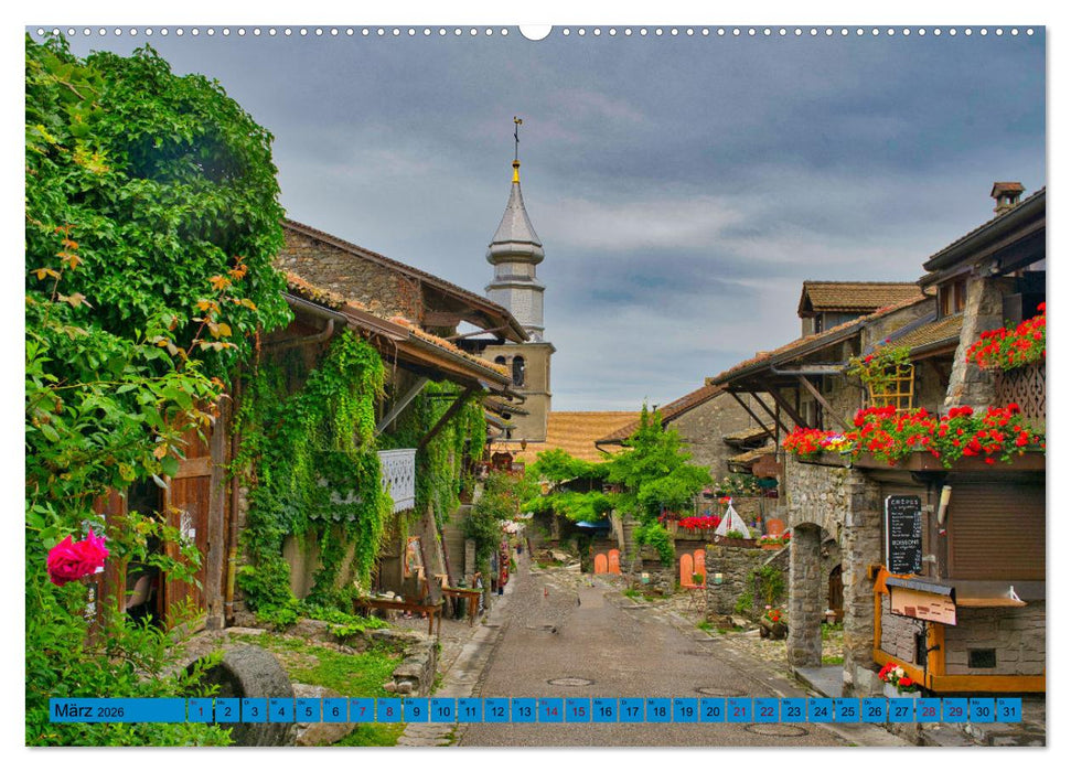 Frankreichs Alpenregionen (CALVENDO Premium Wandkalender 2026)