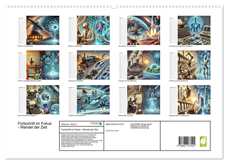 Fortschritt im Fokus - Wandel der Zeit (CALVENDO Premium Wandkalender 2026)