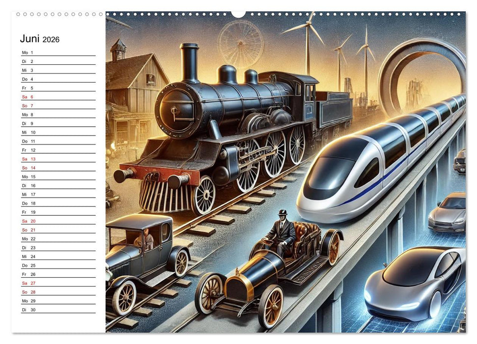 Fortschritt im Fokus - Wandel der Zeit (CALVENDO Premium Wandkalender 2026)