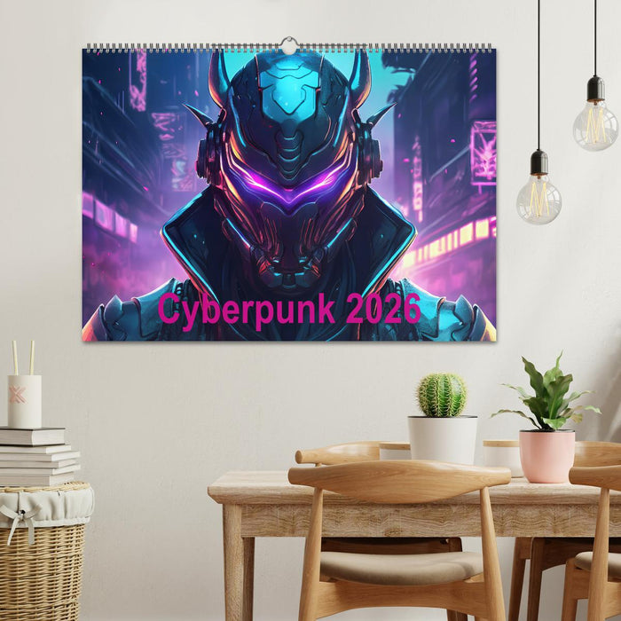 Cyberpunk (CALVENDO Wandkalender 2026)