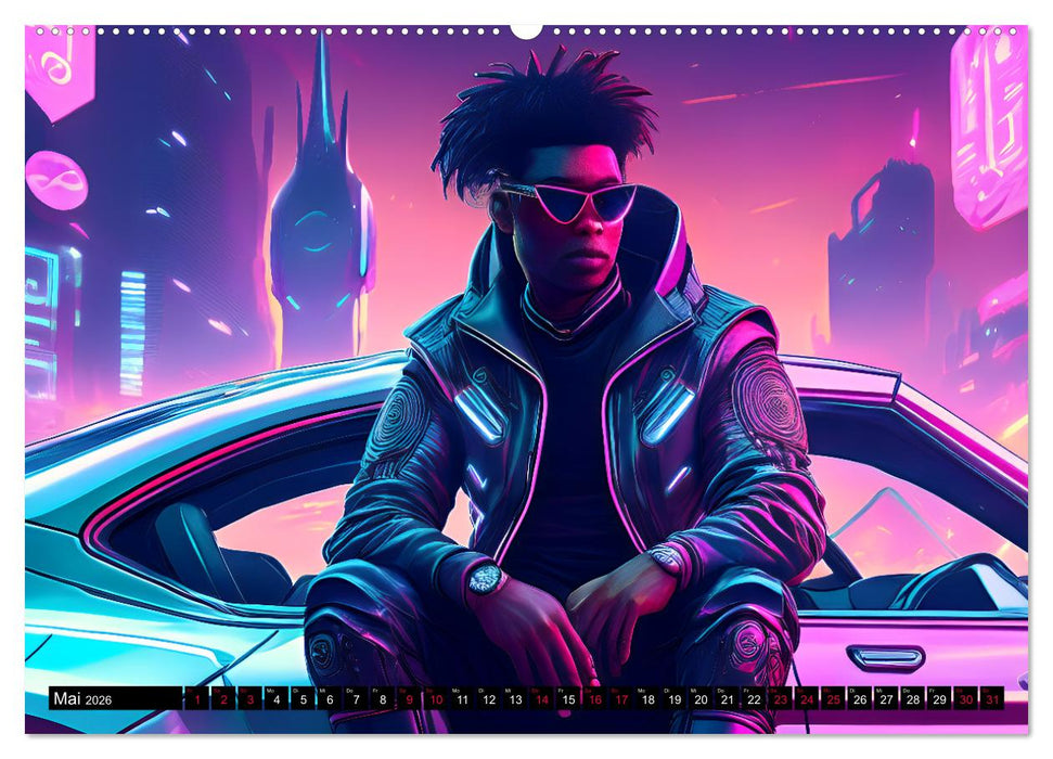 Cyberpunk (CALVENDO Wandkalender 2026)
