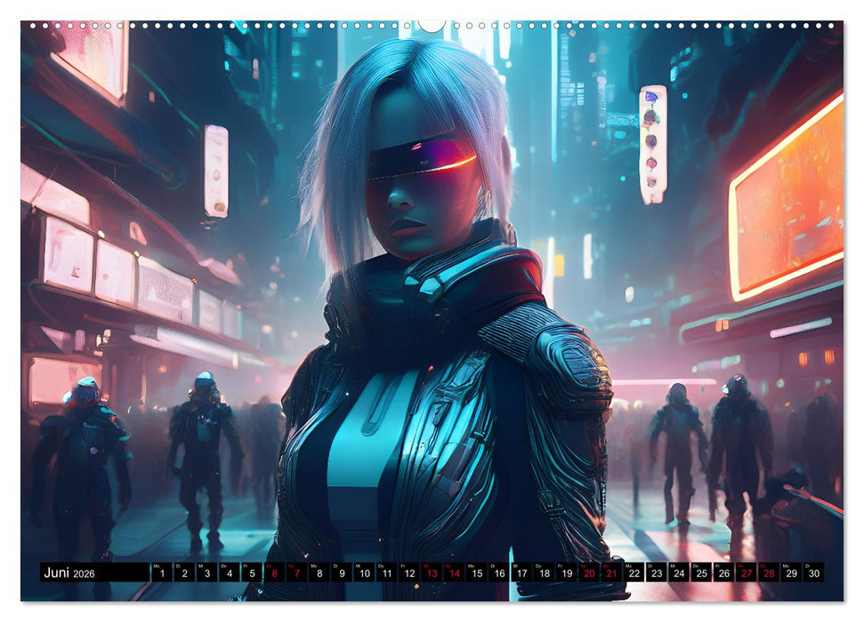 Cyberpunk (CALVENDO Wandkalender 2026)