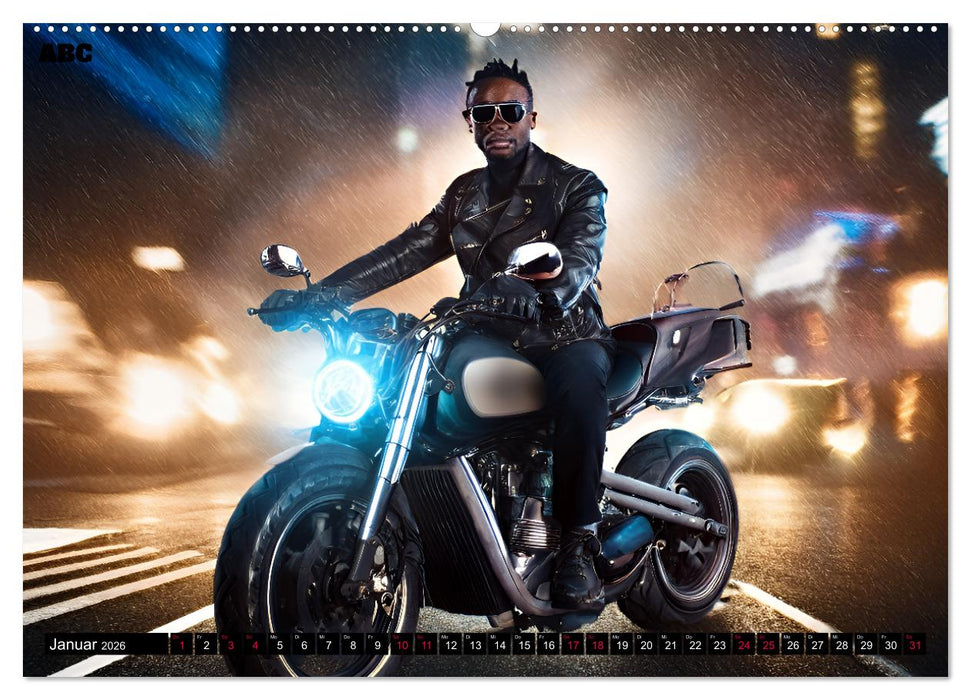 Cyberpunk (CALVENDO Premium Wandkalender 2026)