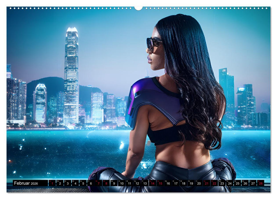 Cyberpunk (CALVENDO Premium Wandkalender 2026)