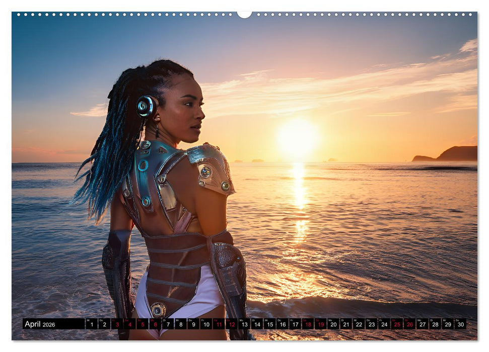 Cyberpunk (CALVENDO Premium Wandkalender 2026)