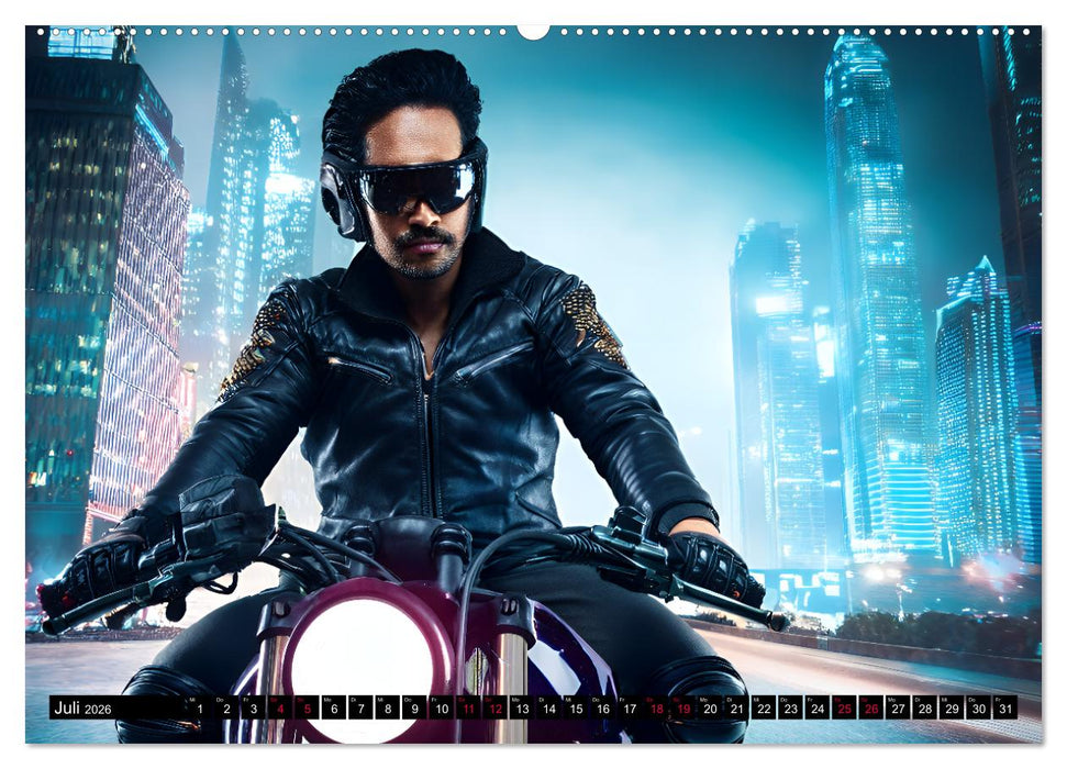 Cyberpunk (CALVENDO Premium Wandkalender 2026)