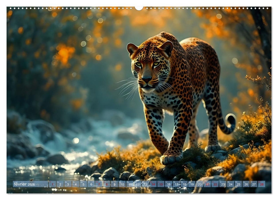 Regards Sauvages – Rencontres au cœur du monde sauvage (CALVENDO Calendrier supérieur 2026)