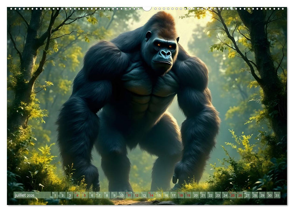 Regards Sauvages – Rencontres au cœur du monde sauvage (CALVENDO Calendrier supérieur 2026)