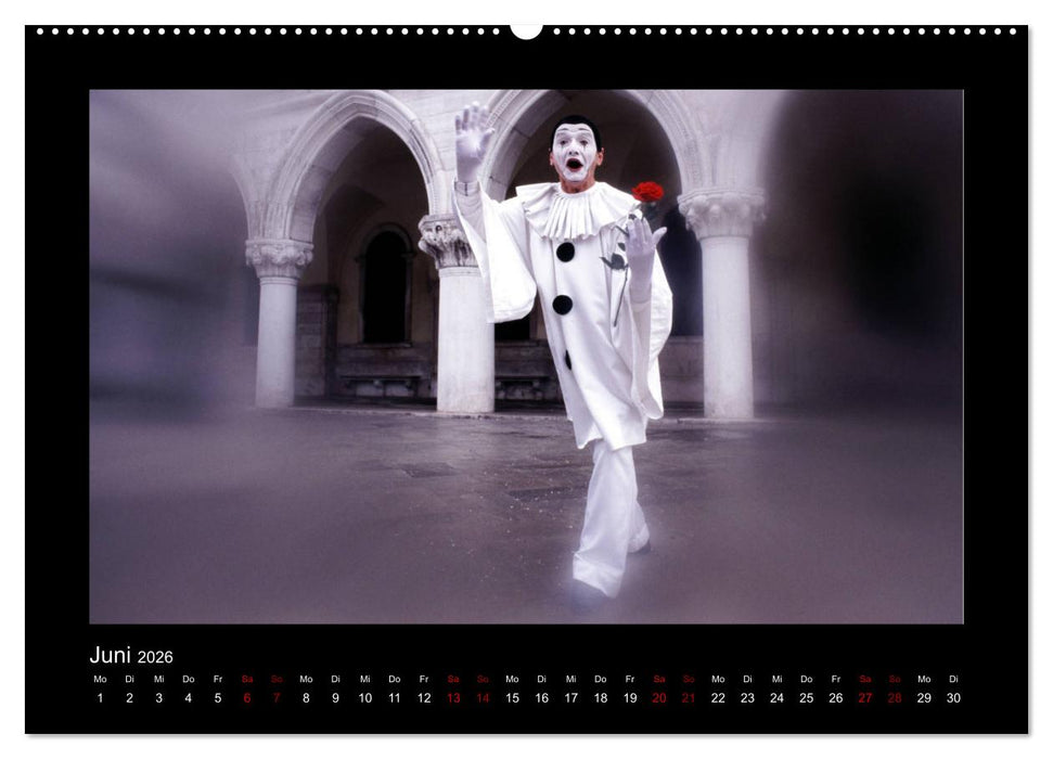 Venezianischer Karneval (CALVENDO Premium Wandkalender 2026)