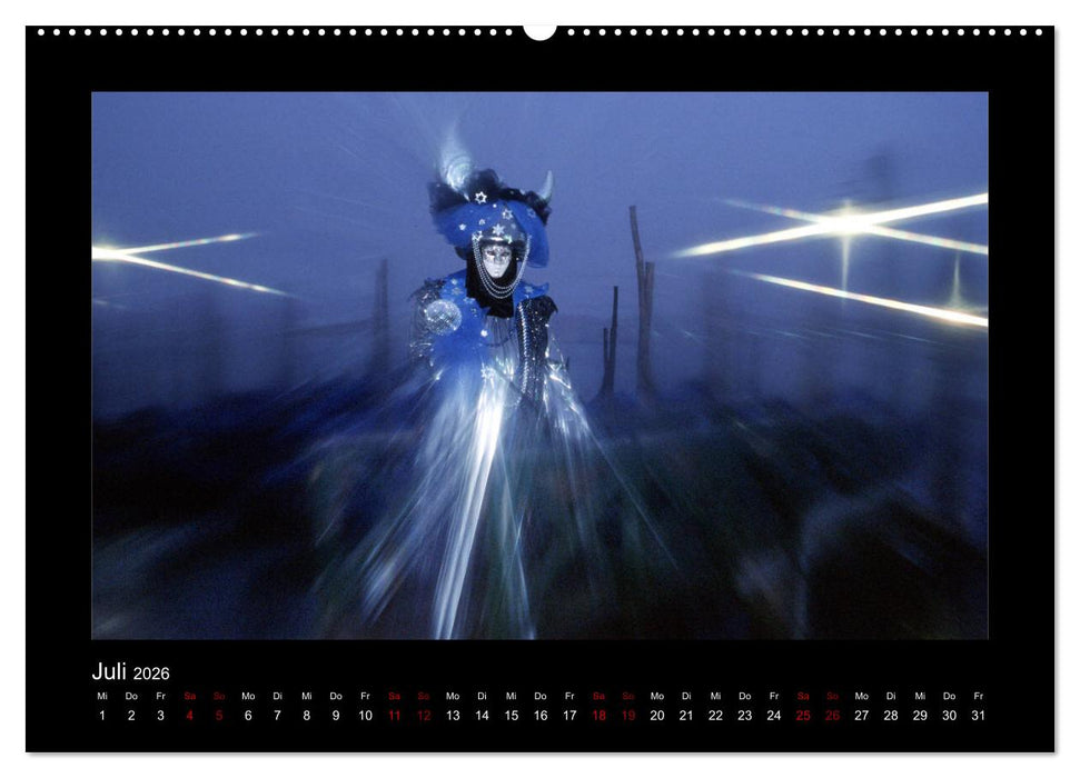 Venezianischer Karneval (CALVENDO Premium Wandkalender 2026)