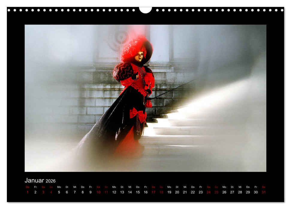 Venezianischer Karneval (CALVENDO Wandkalender 2026)