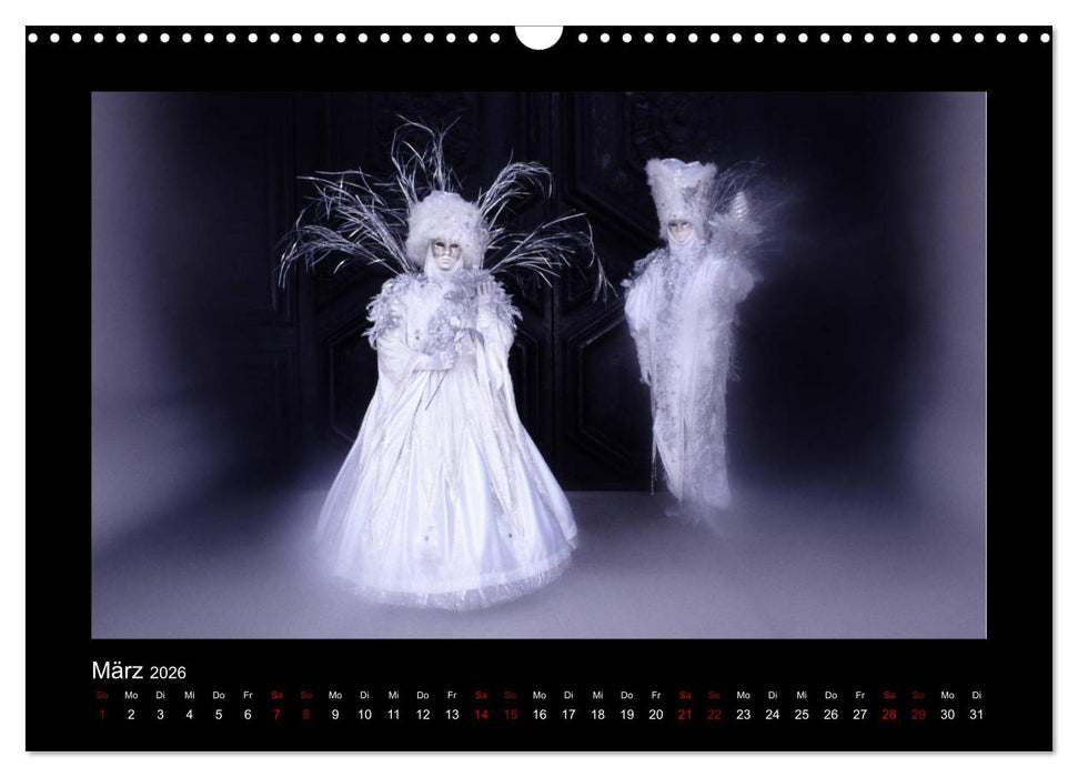 Venezianischer Karneval (CALVENDO Wandkalender 2026)
