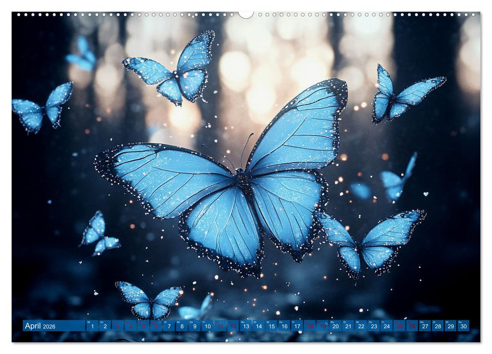 Blauer Zauberflug (CALVENDO Wandkalender 2026)