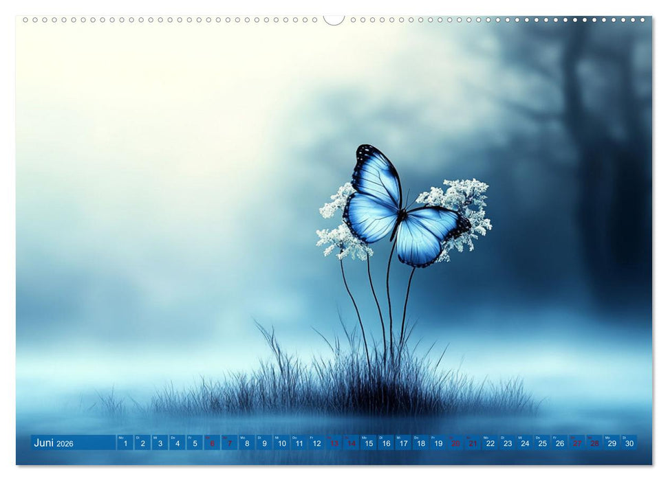 Blauer Zauberflug (CALVENDO Wandkalender 2026)