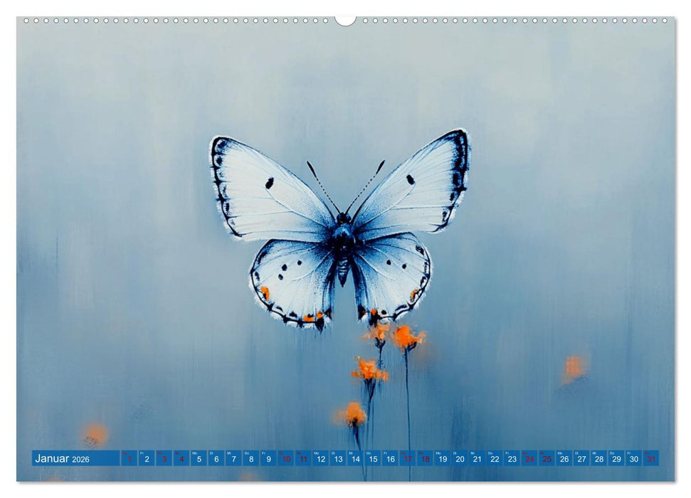 Blauer Zauberflug (CALVENDO Premium Wandkalender 2026)