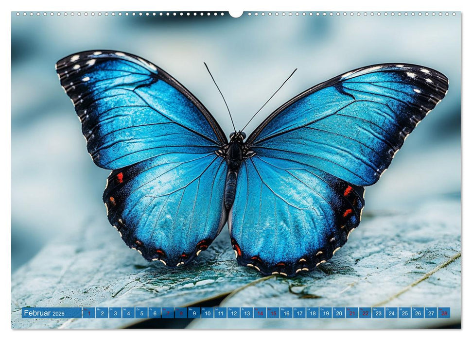 Blauer Zauberflug (CALVENDO Premium Wandkalender 2026)