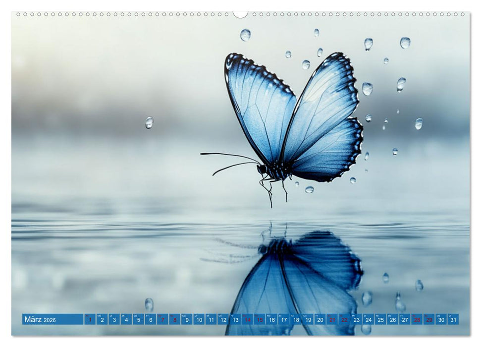 Blauer Zauberflug (CALVENDO Premium Wandkalender 2026)