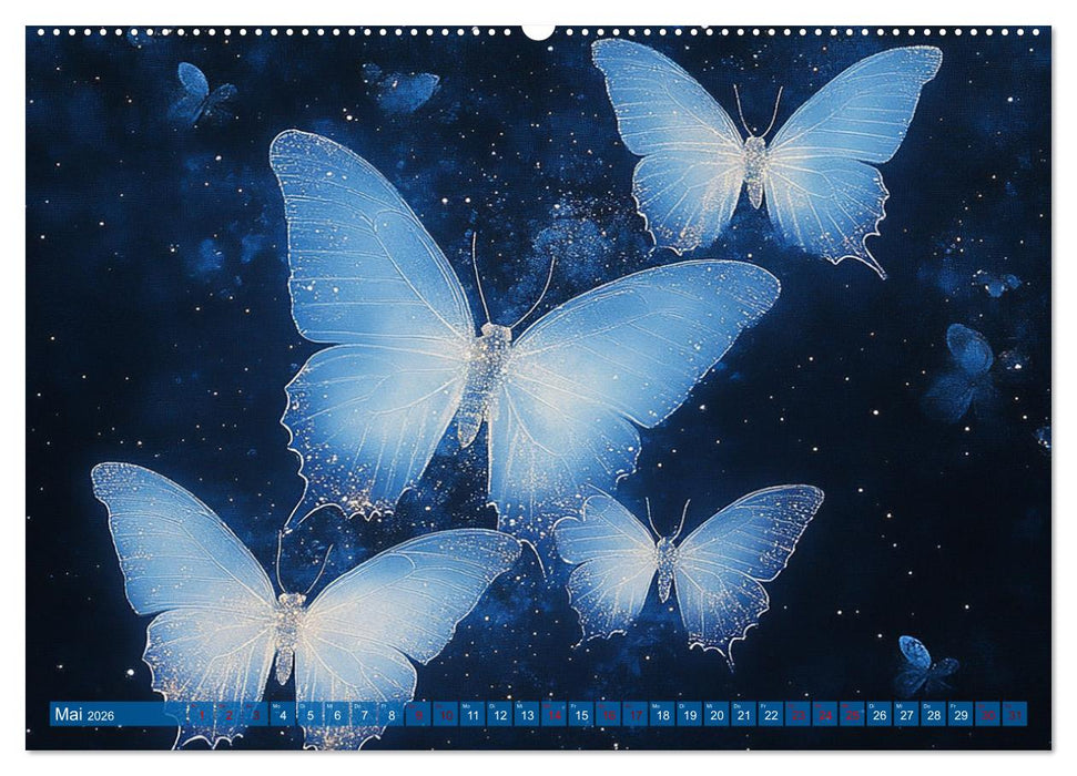 Blauer Zauberflug (CALVENDO Premium Wandkalender 2026)