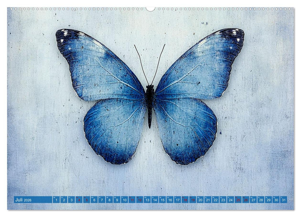 Blauer Zauberflug (CALVENDO Premium Wandkalender 2026)