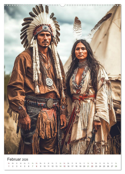 Die Krieger des Westens (CALVENDO Wandkalender 2026)
