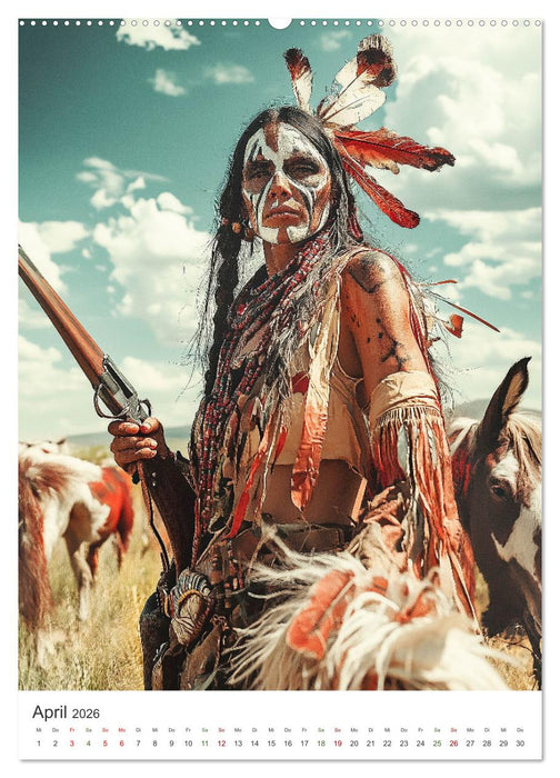 Die Krieger des Westens (CALVENDO Wandkalender 2026)