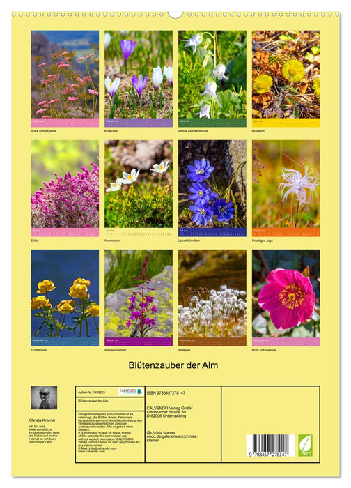 Blütenzauber der Alm (CALVENDO Premium Wandkalender 2026)