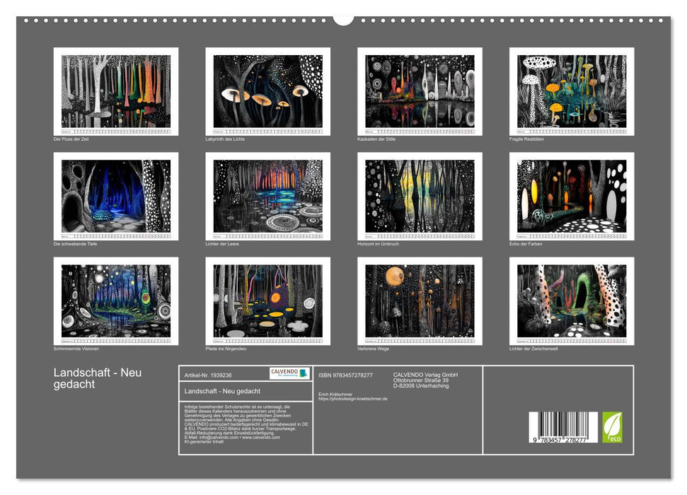 Landschaft - Neu gedacht (CALVENDO Premium Wandkalender 2026)