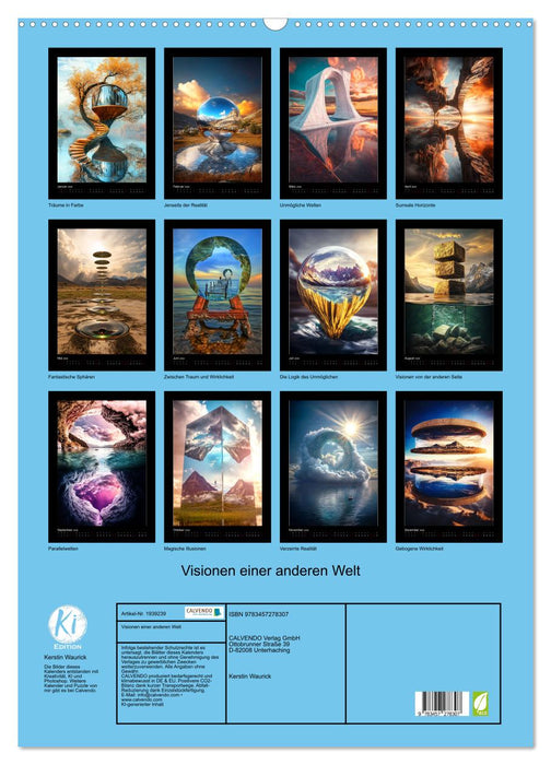 Visionen einer anderen Welt (CALVENDO Wandkalender 2026)