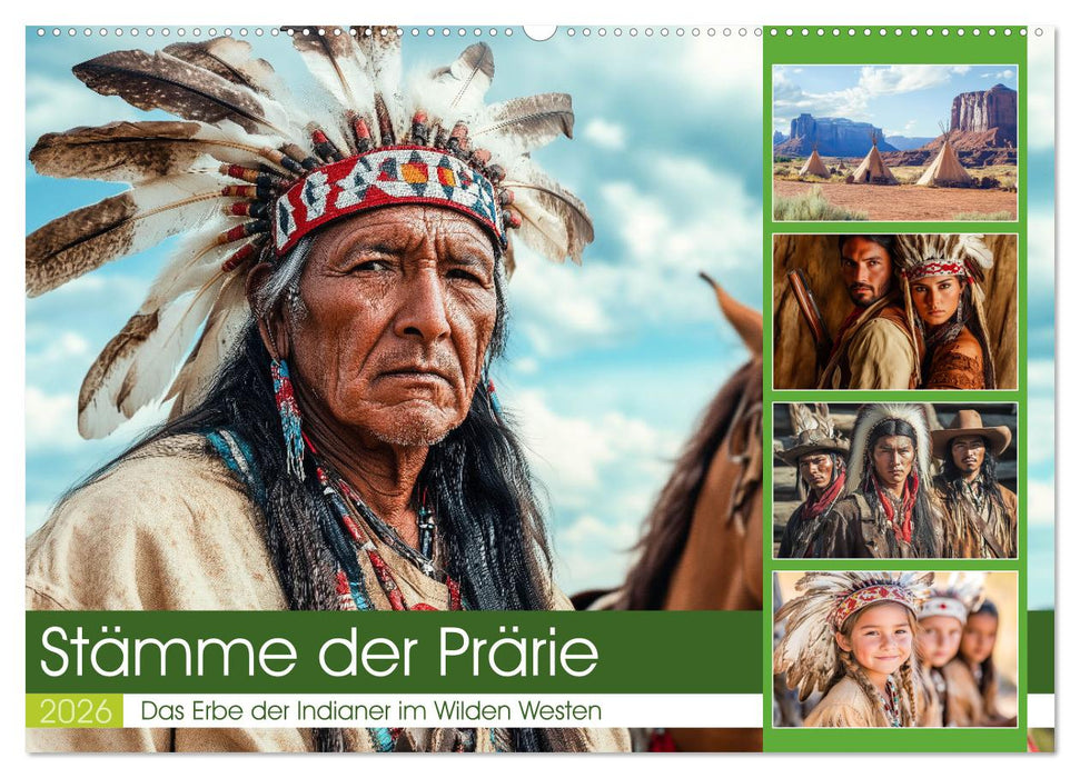 Stämme der Prärie (CALVENDO Wandkalender 2026)