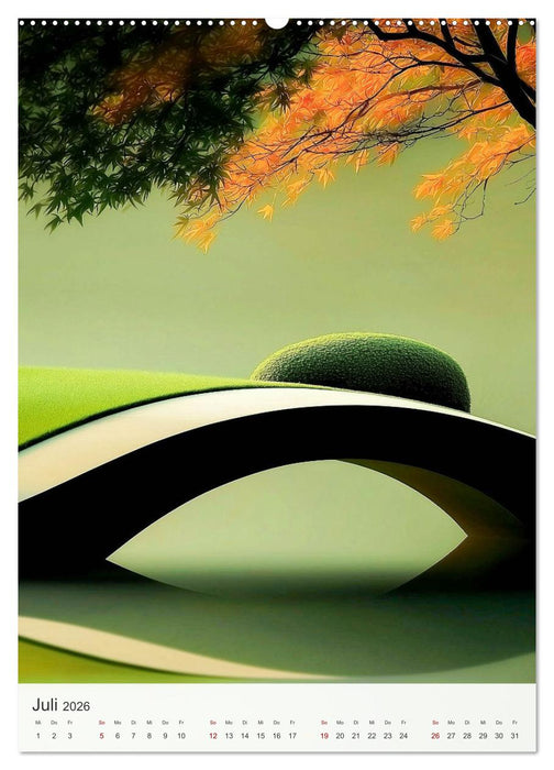 Schlichte Stille (CALVENDO Premium Wandkalender 2026)