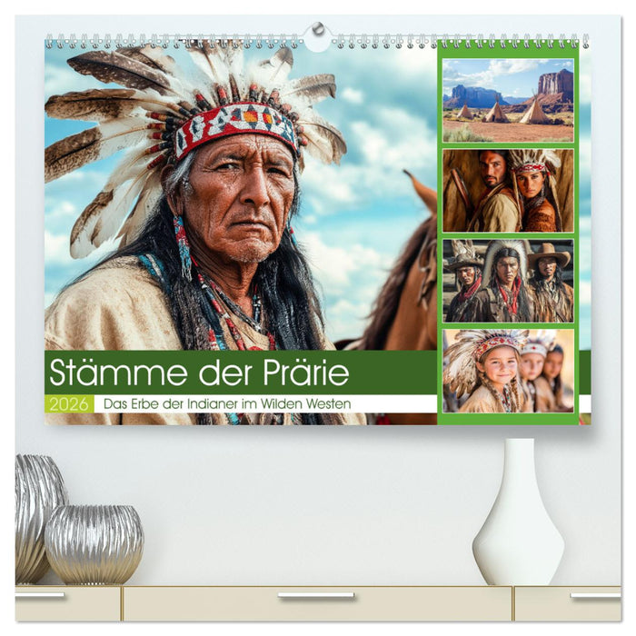 Stämme der Prärie (CALVENDO Premium Wandkalender 2026)