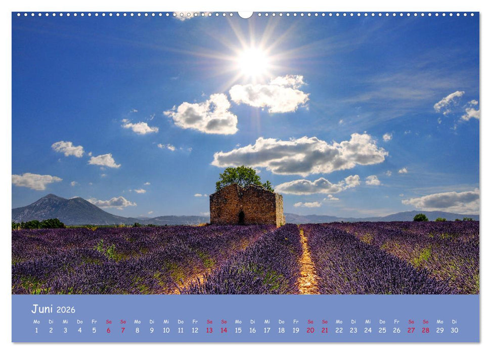Quer durch Südfrankreich (CALVENDO Premium Wandkalender 2026)