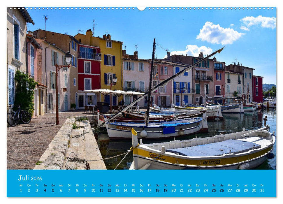 Quer durch Südfrankreich (CALVENDO Premium Wandkalender 2026)
