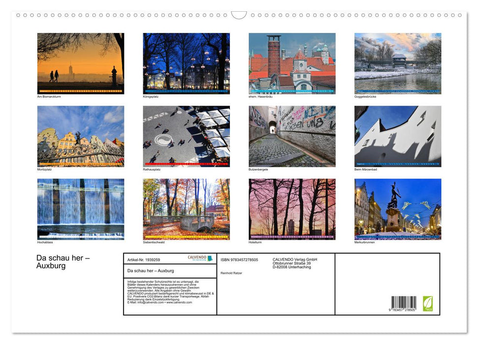 Da schau her – Auxburg (CALVENDO Wandkalender 2026)