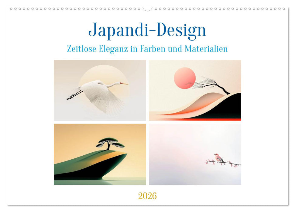 Japandi-Design (CALVENDO Wandkalender 2026)