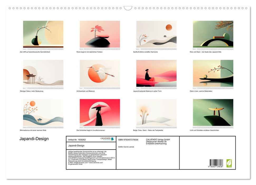 Japandi-Design (CALVENDO Wandkalender 2026)