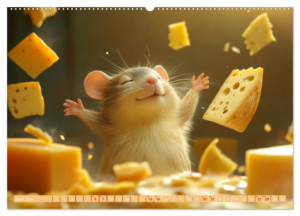 Mäuse würden Käse kaufen (CALVENDO Wandkalender 2026)
