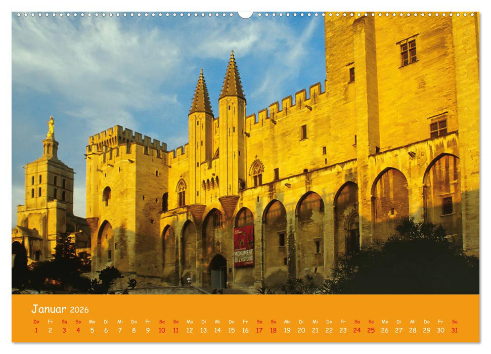 Quer durch Südfrankreich (CALVENDO Wandkalender 2026)