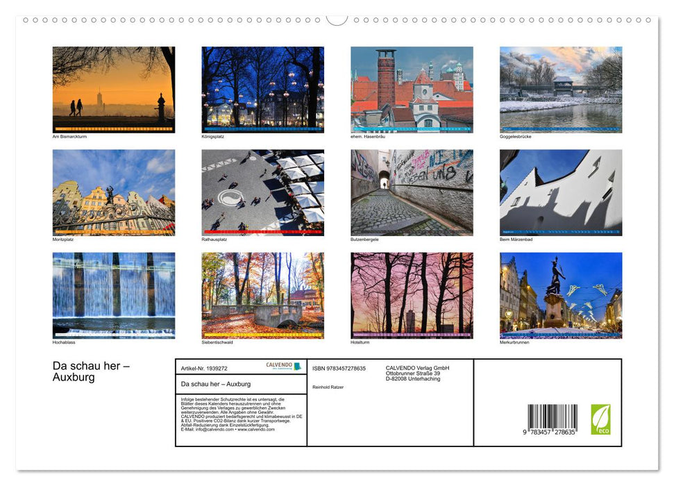 Da schau her – Auxburg (CALVENDO Premium Wandkalender 2026)