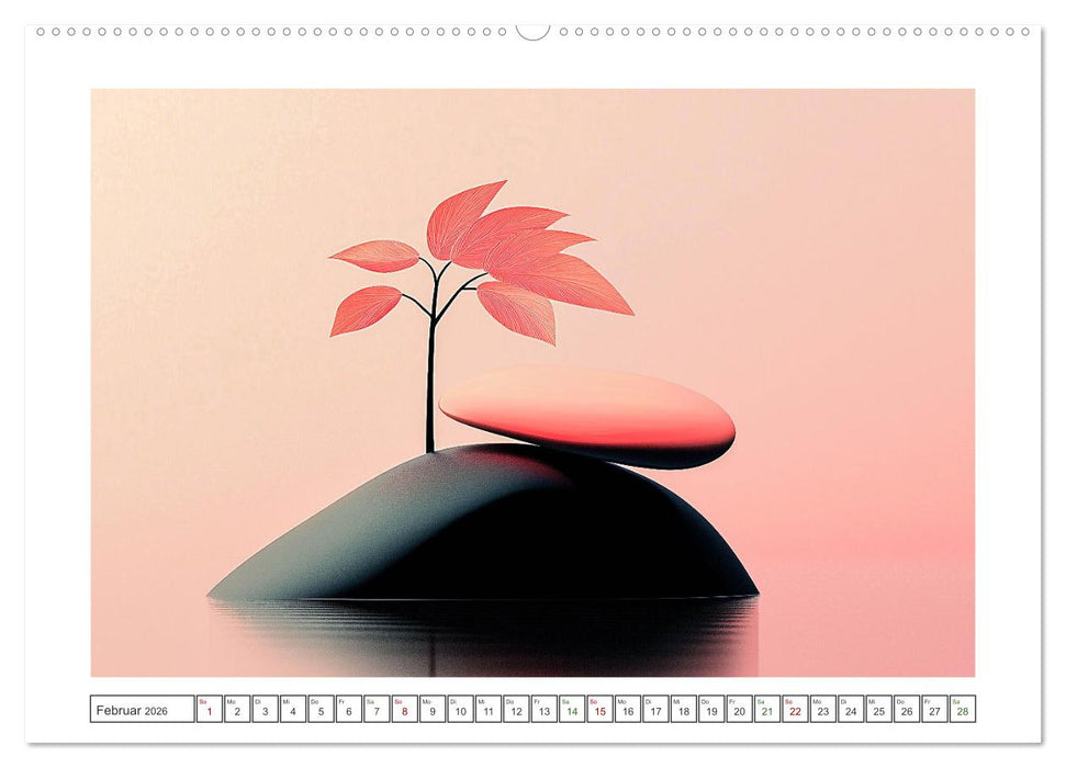 Japandi-Design (CALVENDO Premium Wandkalender 2026)