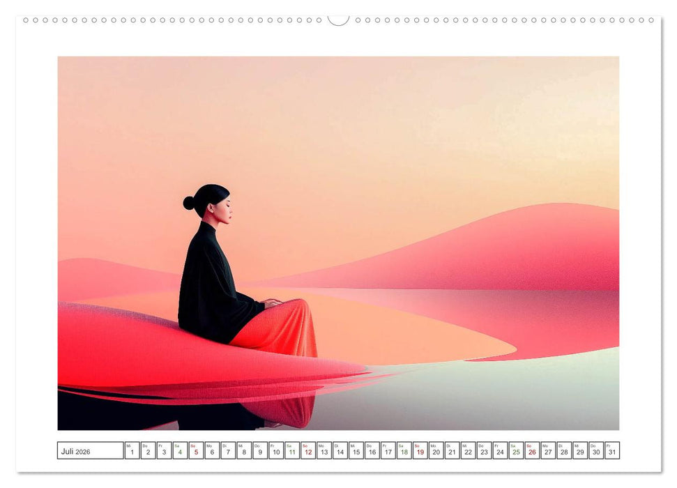 Japandi-Design (CALVENDO Premium Wandkalender 2026)